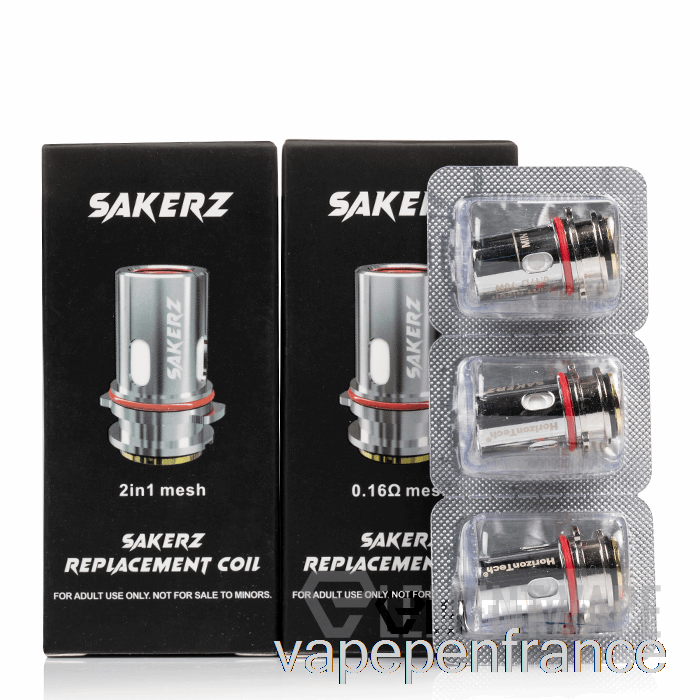 Bobines De Remplacement Horizon Sakerz Bobines Sakerz 0,4 Ohm Stylo Vape